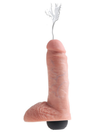 8" Squirting Cock with Balls